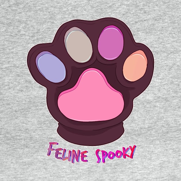 Feline Spooky || Black paw version by Simkray